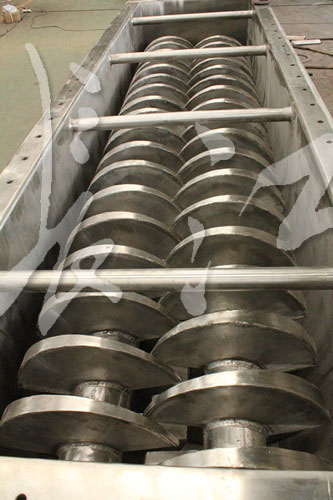 客户来料试车空心桨叶干燥机